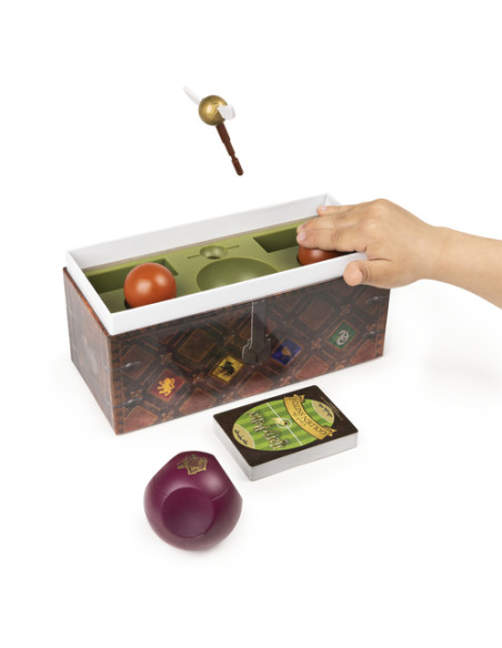 Wizarding World Games Harry Potter Caccia al Boccino d'oro, gioco di Quidditch da tavola per streghe, maghi e Babbani, gioco per