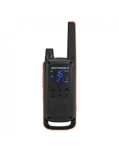 Motorola Talkabout T82 ricetrasmittente 16 canali 446 - 446.2 MHz Nero, Arancione