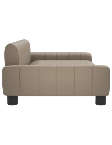 Divano per Bambini Cappuccino 90x53x30 cm in Similpelle