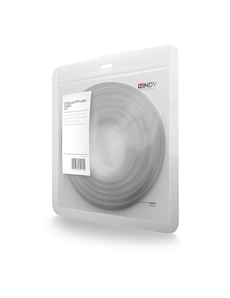 Lindy 47131 cavo di rete Grigio 0,5 m Cat6a S/FTP (S-STP)