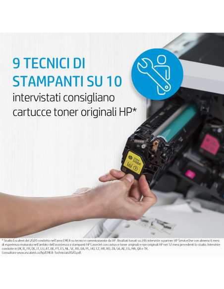 HP Cartuccia Toner originale ciano LaserJet 502A