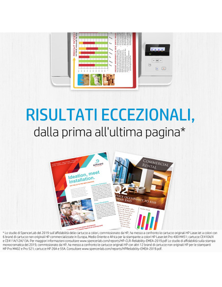 HP Cartuccia Toner originale ciano LaserJet 502A