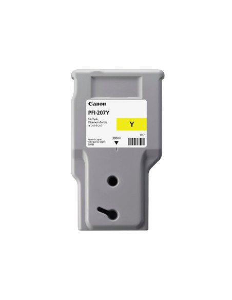 Canon PFI-207 Y cartuccia d'inchiostro 1 pz Originale Giallo