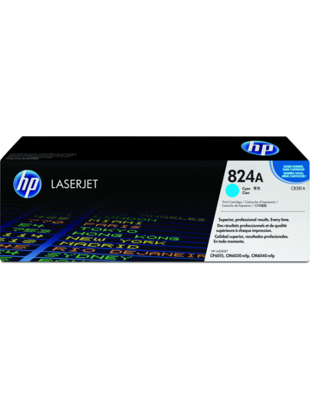 HP Cartuccia Toner originale ciano LaserJet 824A