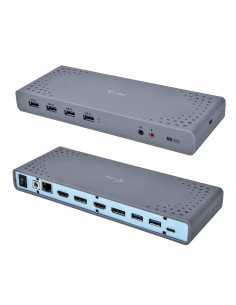 i-tec USB 3.0 / USB-C / Thunderbolt 3 Dual Display Docking Station 2