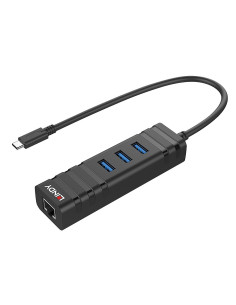 Lindy 43249 hub di interfaccia USB 3.2 Gen 1 (3.1 Gen 1) Type-C 5000 Mbit/s Nero 2