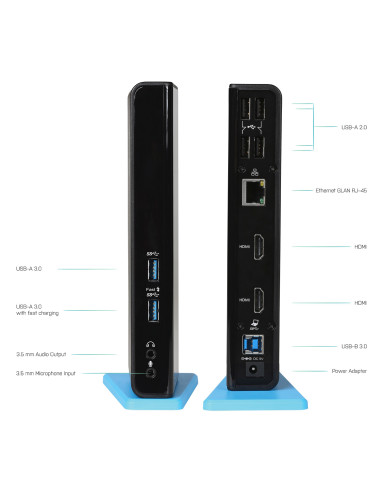 i-tec USB 3.0/USB-C Dual HDMI Docking Station
