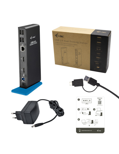 i-tec USB 3.0/USB-C Dual HDMI Docking Station