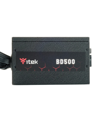 itek BD500 alimentatore per computer 500 W 24-pin ATX ATX Nero