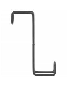 Supporti Briglie 3 pz in Acciaio Nero