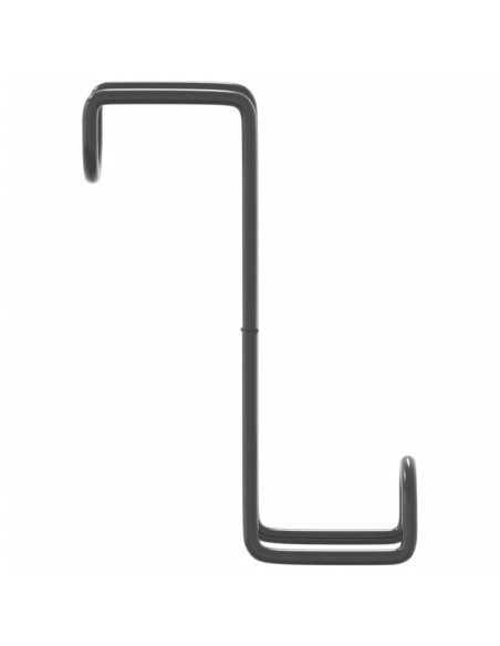 Supporti Briglie 3 pz in Acciaio Nero