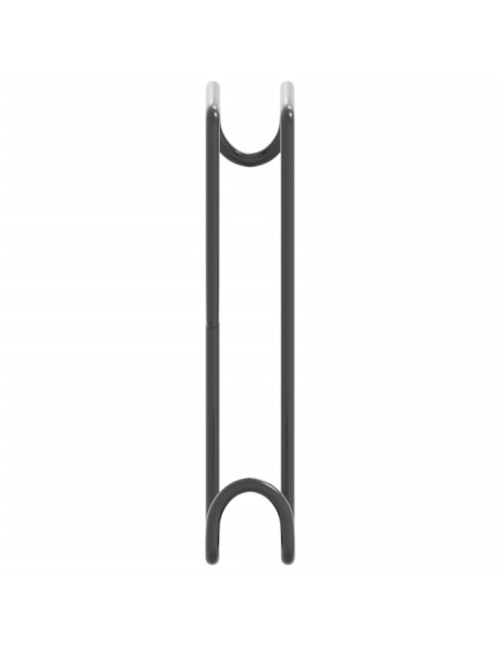 Supporti Briglie 3 pz in Acciaio Nero