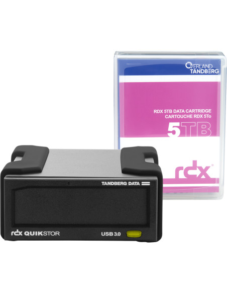Overland-Tandberg 8882-RDX dispositivo di archiviazione di backup Disco di archiviazione Cartuccia RDX 5 TB
