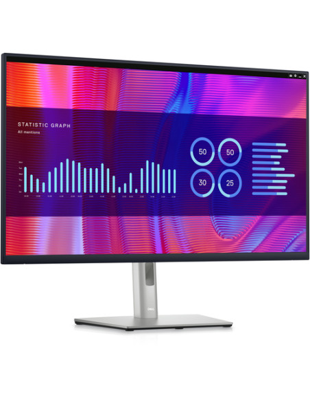 DELL P Series P3223DE LED display 80 cm (31.5") 2560 x 1440 Pixel Quad HD LCD Nero