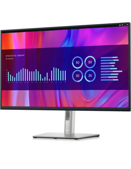 DELL P Series P3223DE LED display 80 cm (31.5") 2560 x 1440 Pixel Quad HD LCD Nero