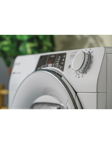 Candy RapidÓ , Asciugatrice 9 KG, Classe E, Bianco, Vapore, Wi-Fi, ROE H9A2TCEX-S