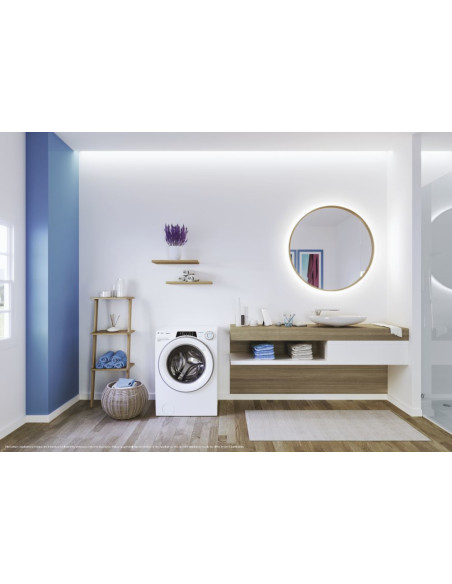 Candy RapidÓ ROW4854DWMST/1-S lavasciuga Libera installazione Caricamento frontale Bianco D