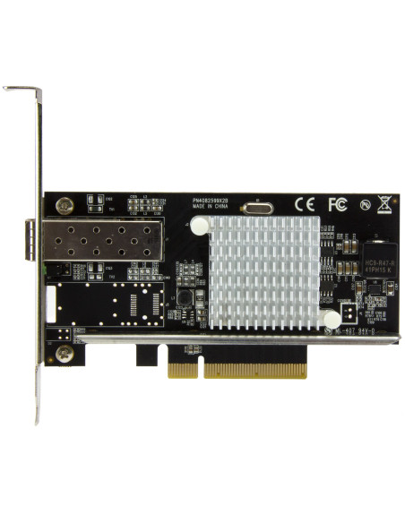 StarTech.com Scheda di rete PCIe ad 1 porta 10G Open SFP+ con Chip Intel - MM/SM