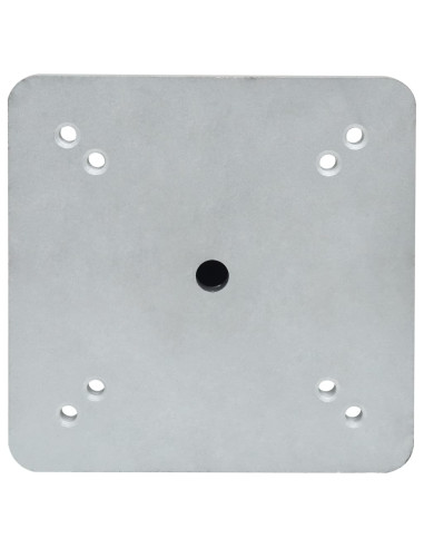 Base per Ombrellone Interrata con Asta 16x16x52 cm in Acciaio