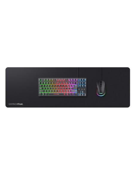Trust GXT 758 Tappetino per mouse per gioco da computer Nero
