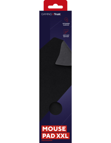 Trust GXT 758 Tappetino per mouse per gioco da computer Nero