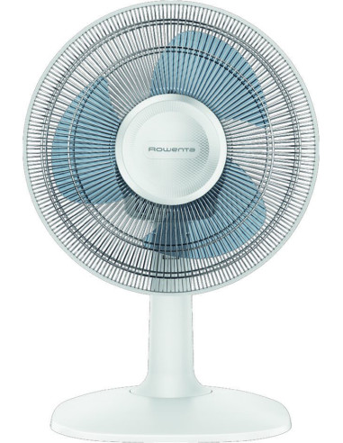 Rowenta Essential+ VU2330 Essential +, Ventilatore da Tavolo, 3 Velocità, Silenziosità 46 dBA, Design compatto, Flusso d’ari