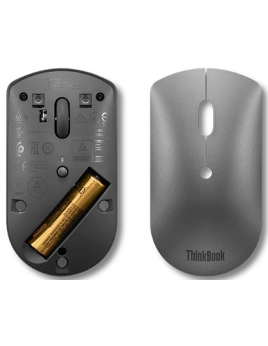 Lenovo ThinkBook mouse Ufficio Ambidestro Bluetooth Ottico 2400 DPI