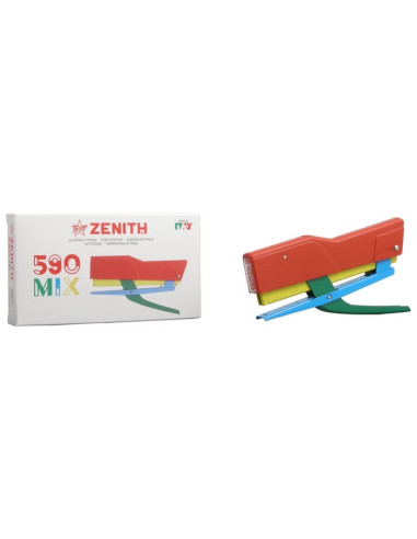 Zenith CUCICTRICE 590 MIX Punto piatto Blu, Verde, Rosso, Giallo