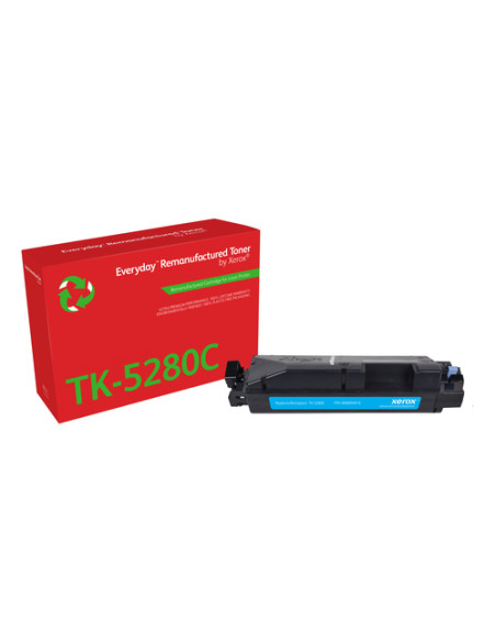 Everyday Rigenerato Toner rigenerato Everyday™ di Xerox Ciano compatibile con Kyocera TK-5280C, Capacità standard