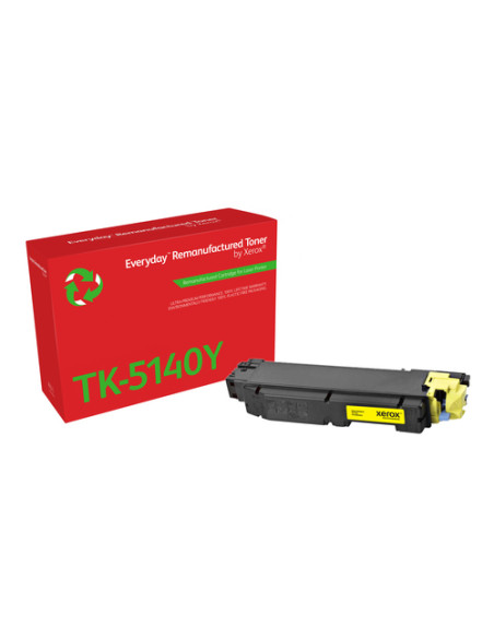 Everyday Rigenerato Toner rigenerato Everyday™ di Xerox Giallo compatibile con Kyocera TK-5140Y, Capacità standard