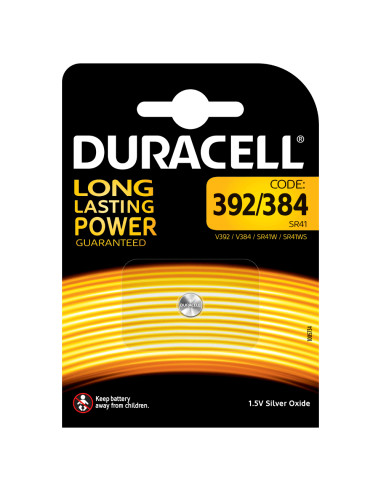 Duracell 392/384 batteria per uso domestico Batteria monouso Ossido d'argento (S)