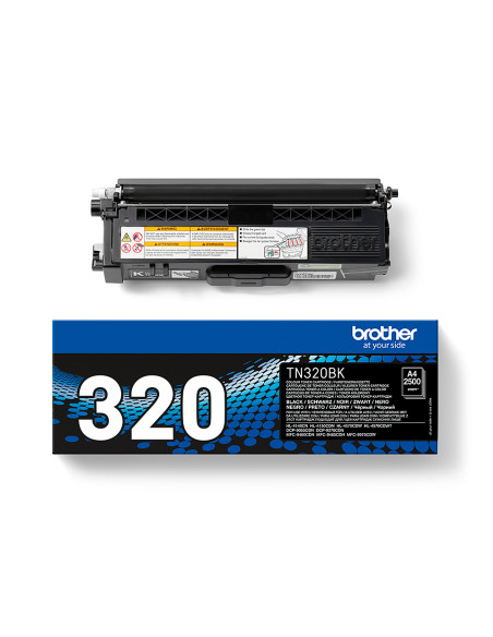 Brother TN-320BK cartuccia toner 1 pz Originale Nero