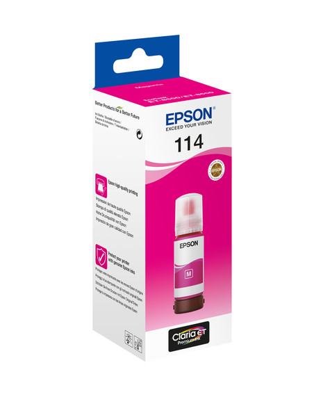 Epson 114 EcoTank Magenta ink bottle