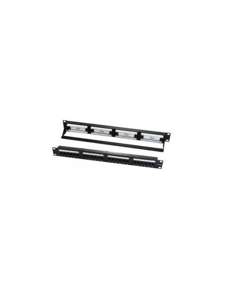 PANN.1U CON 24 RJ45U CAT.6A NERO