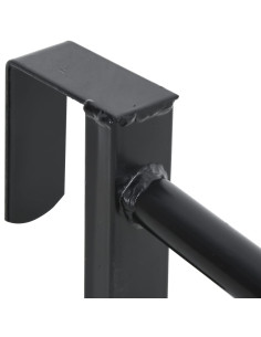 Portasella con Gancio per Briglia a Braccio Singolo Nero Ferro