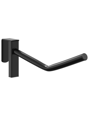 Portasella con Gancio per Briglia a Braccio Singolo Nero Ferro