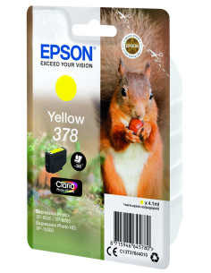 Epson Squirrel Singlepack Yellow 378 Claria Photo HD Ink 2