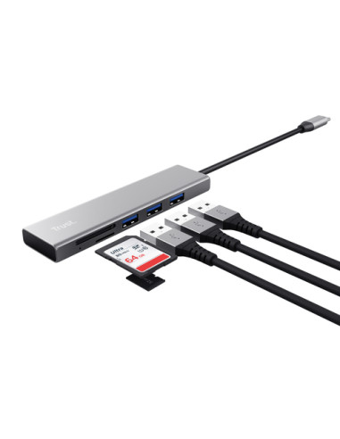 Trust Halyx USB 3.2 Gen 1 (3.1 Gen 1) Type-C 104 Mbit/s Alluminio