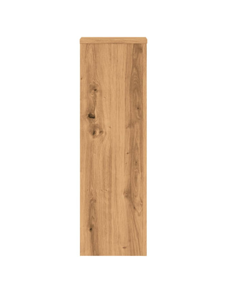 Supporti per Piante 2 pz Rovere 25x25x80 cm in Multistrato