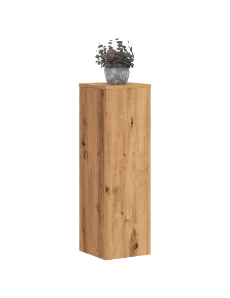 Supporti per Piante 2 pz Rovere 25x25x80 cm in Multistrato
