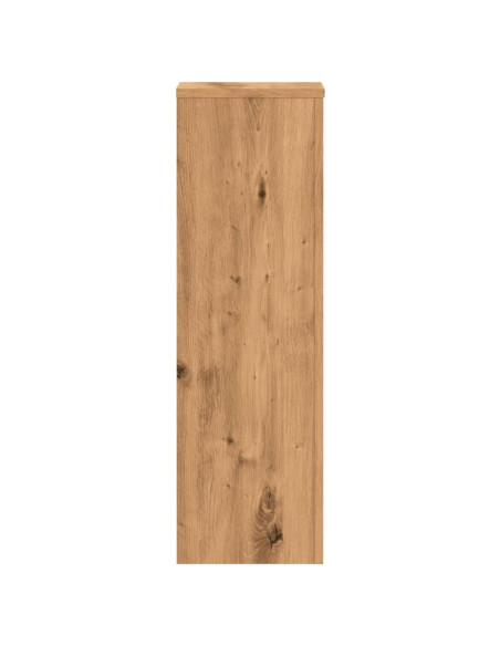 Supporti per Piante 2 pz Rovere 25x25x80 cm in Multistrato