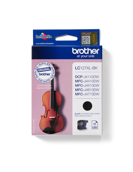 Brother LC127XLBK cartuccia d'inchiostro 1 pz Originale Nero
