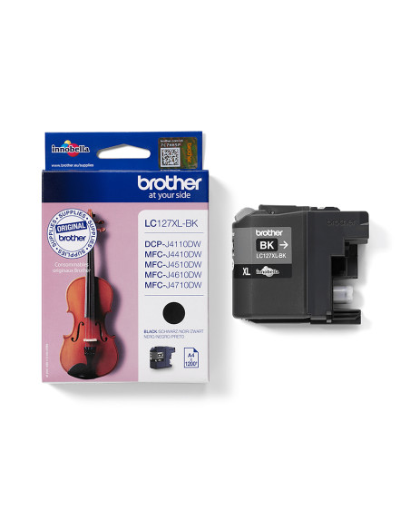 Brother LC127XLBK cartuccia d'inchiostro 1 pz Originale Nero