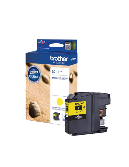 Brother LC12EY cartuccia d'inchiostro 1 pz Originale Giallo