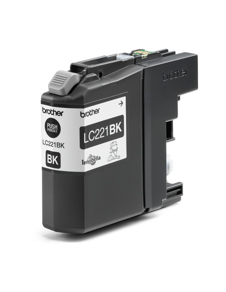 Brother LC221BK cartuccia d'inchiostro 1 pz Originale Nero