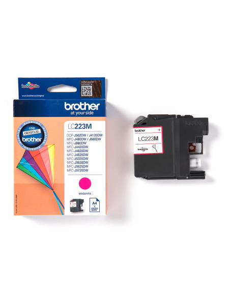 Brother LC223M cartuccia d'inchiostro 1 pz Originale Magenta