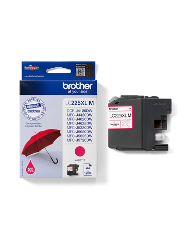 Brother LC225XLM cartuccia d'inchiostro 1 pz Originale Magenta