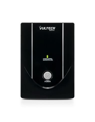 Vultech UPS650VA-LITE gruppo di continuità (UPS) A linea interattiva 0,65 kVA 360 W 2 presa(e) AC