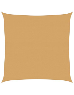 Vela Parasole 160 g/m² Quadrata Sabbia 4,5x4,5 m in HDPE 2