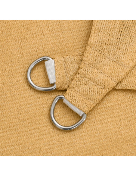 Vela Parasole 160 g/m² Quadrata Sabbia 4,5x4,5 m in HDPE